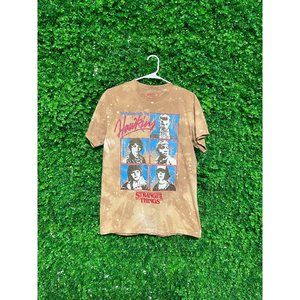 Vintage Acid Wash Stranger Things Welcome to Hawkins T-shirt, Adult Mens Medium
